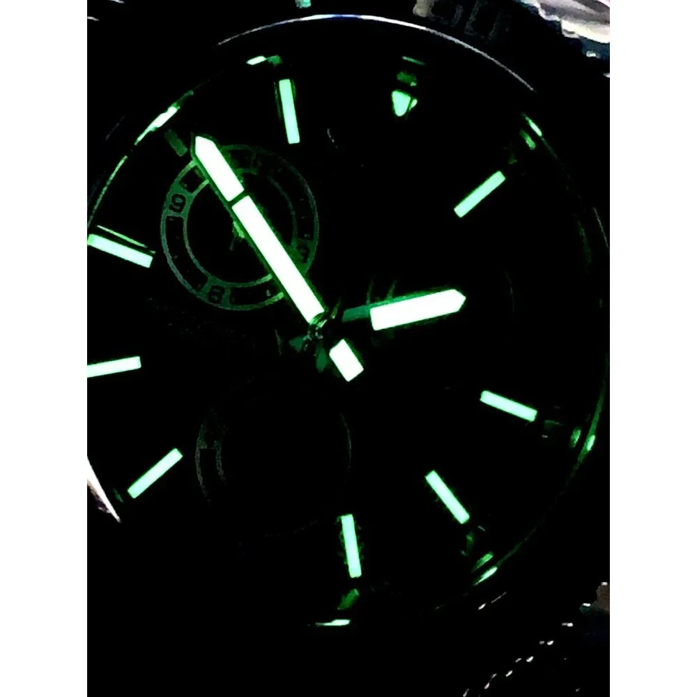 Breitling Men's Watch A73310 Superocean Swiss Quartz Chronograph Black Dial 46mm